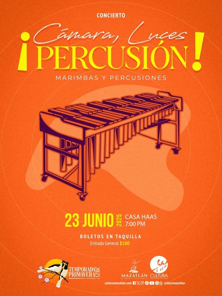 *¡Cámara, luces, percusión!*