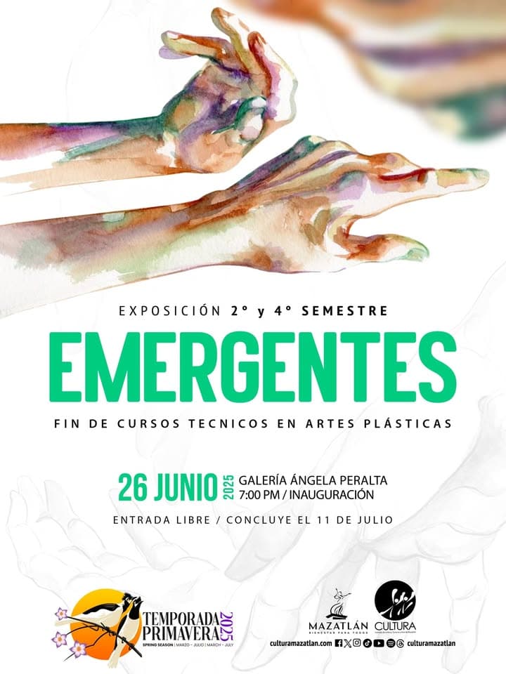 El Centro Municipal de las Artes de Cultura Mazatlán inaugurará el jueves 26 de junio a las 7pm en la Galería Ángela Peralta, do...