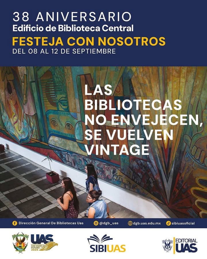 La Biblioteca Central Universitaria “Eustaquio Buelna Pérez” tendrá una semana llena