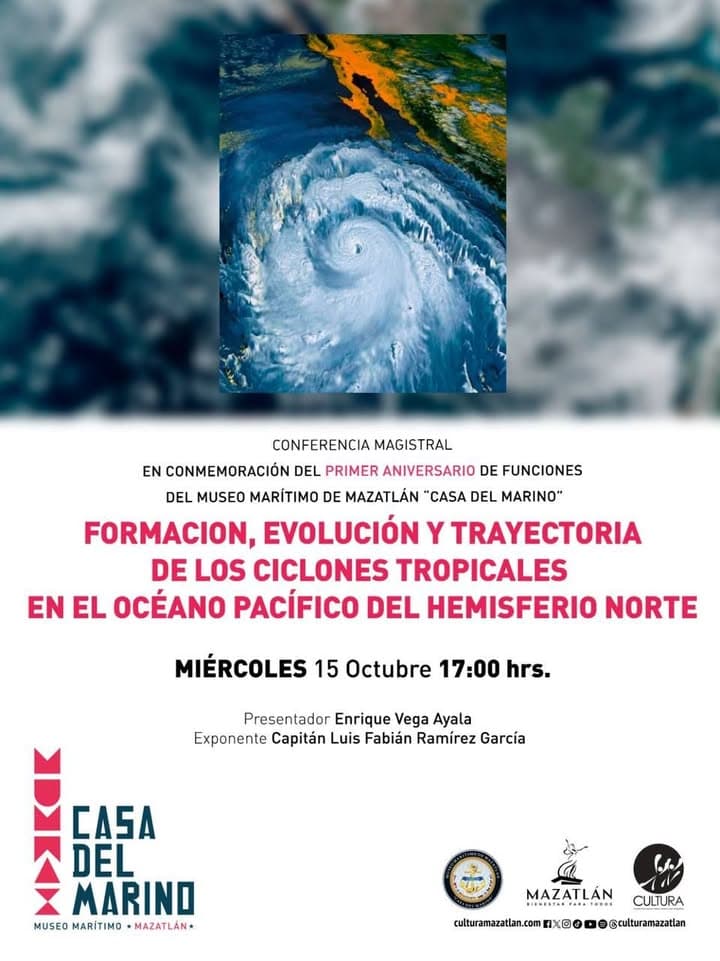 *Casa del Marino celebrará su primer aniversario con magistral conferencia sobre ciclones tropicales*