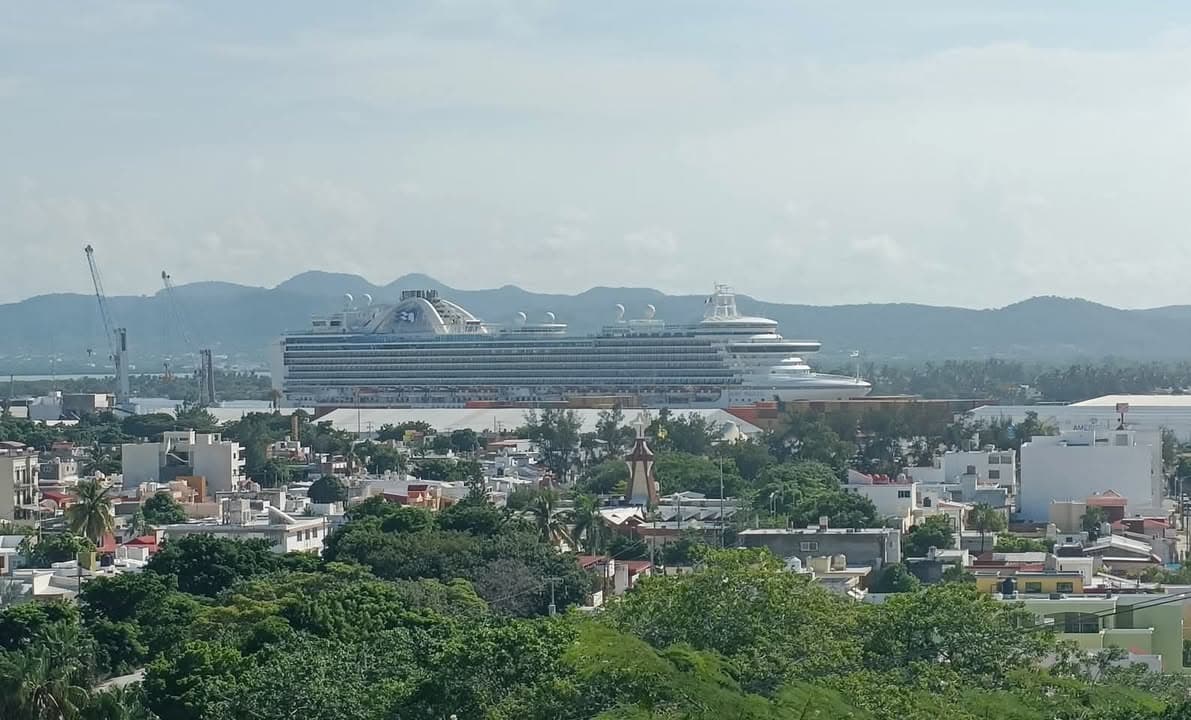 Proyectan crecimiento del 20 por ciento en el arribo de cruceros a Mazatlán en 2026